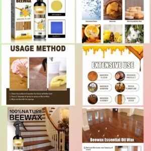 Oczyścić & Wypolerować Powierzchnię Drewnianą 120ml