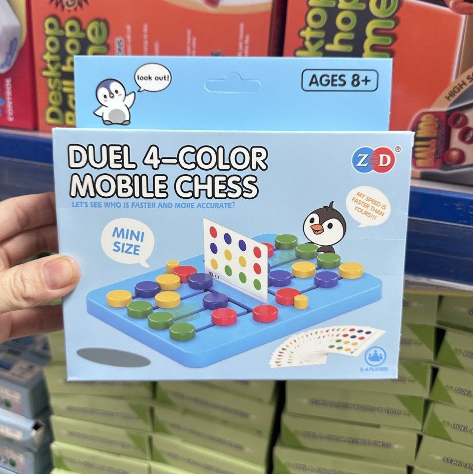 Duel 4 Kolor Mobile Chess Mini Size