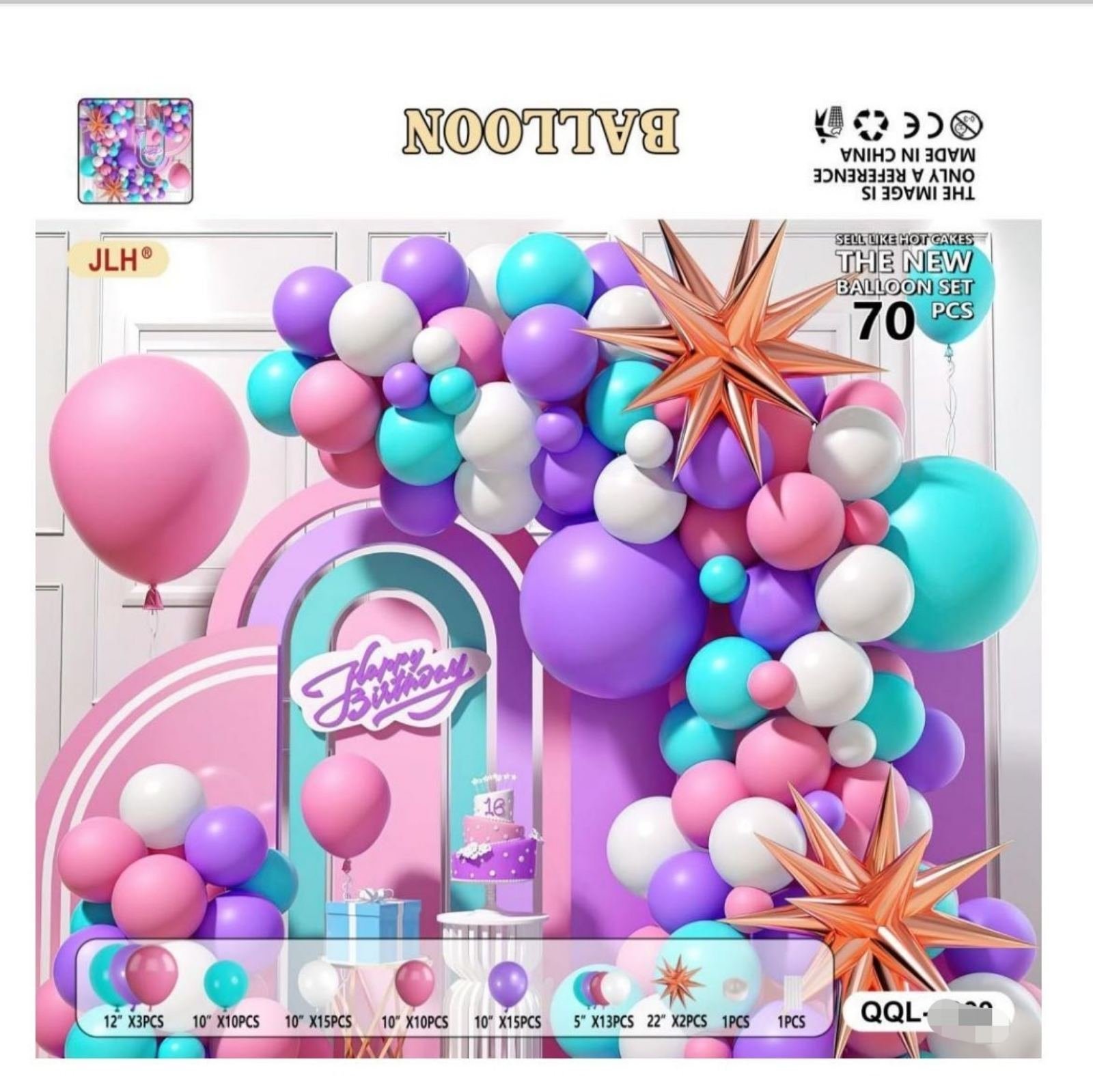 Zestaw Dekoracja Balon