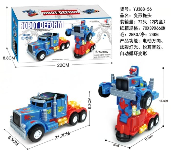 Samochod Robot Deform 2in1