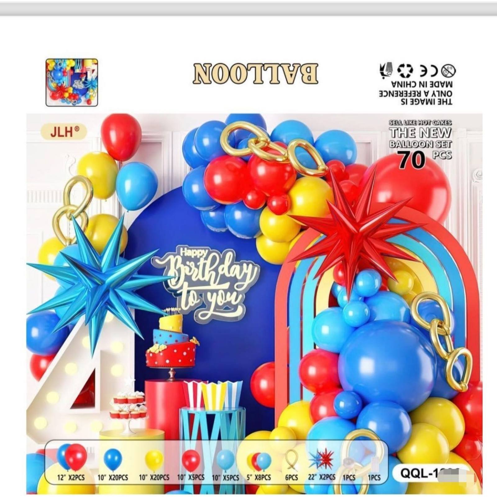 Zestaw Dekoracja Balon