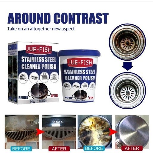 Multi-Purpose Polish And Cleaner Paste 100g