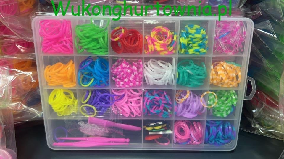 Zestaw Startowy do Robienia Bransoletek z Gumek