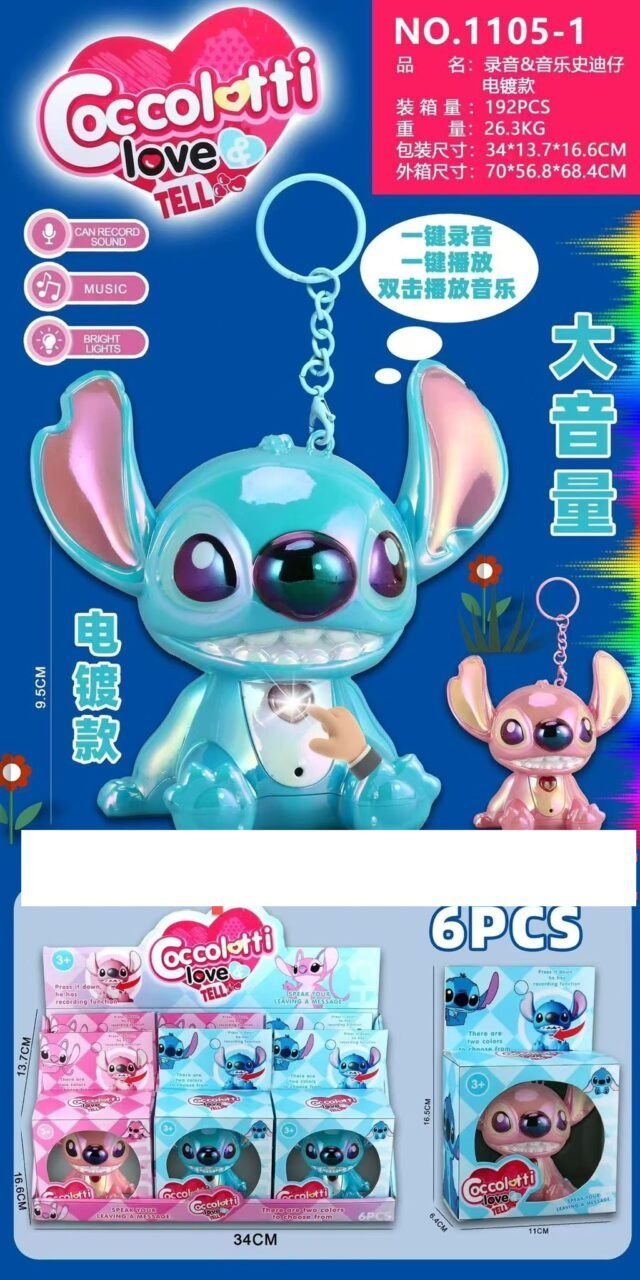 Brelok Coccolotti Love Tell Stitch
