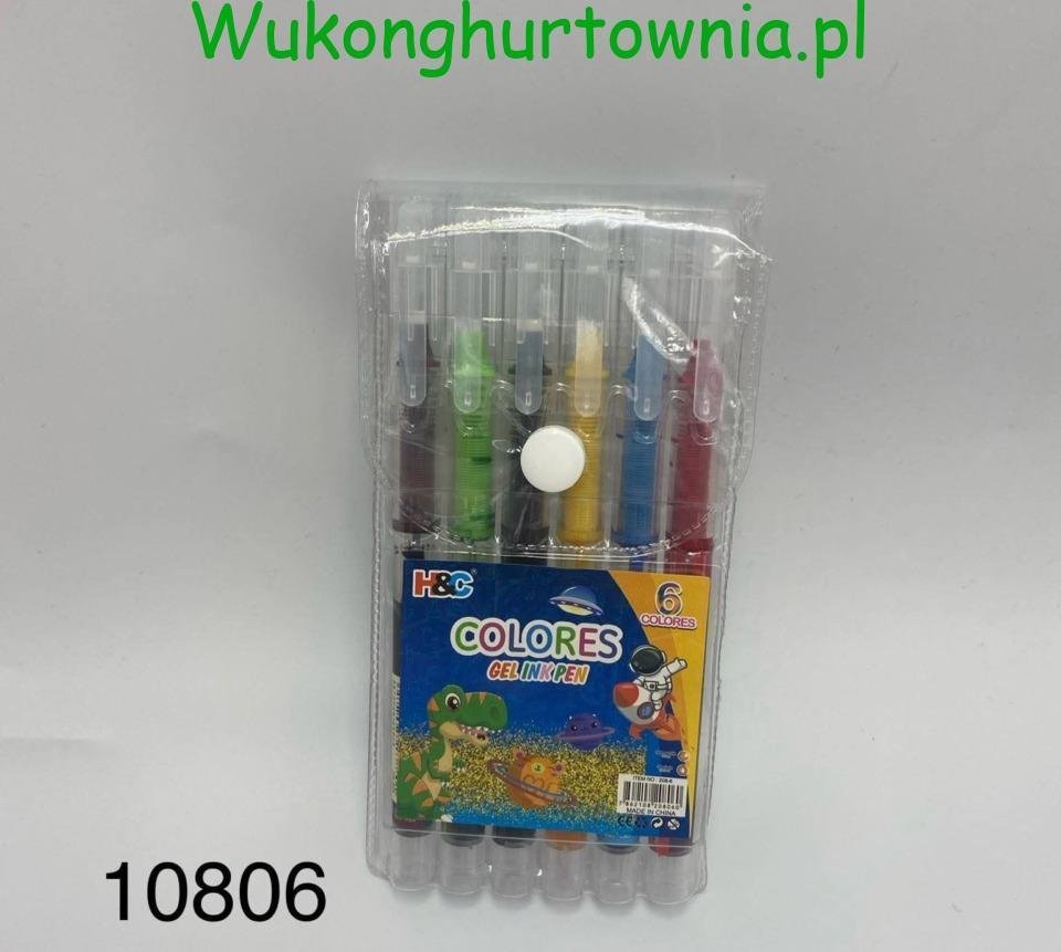 Colores Gel Ink Pen 6 Colores