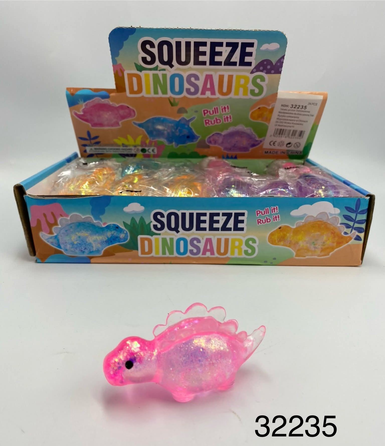 Zabawki Squeeze Dinosaur