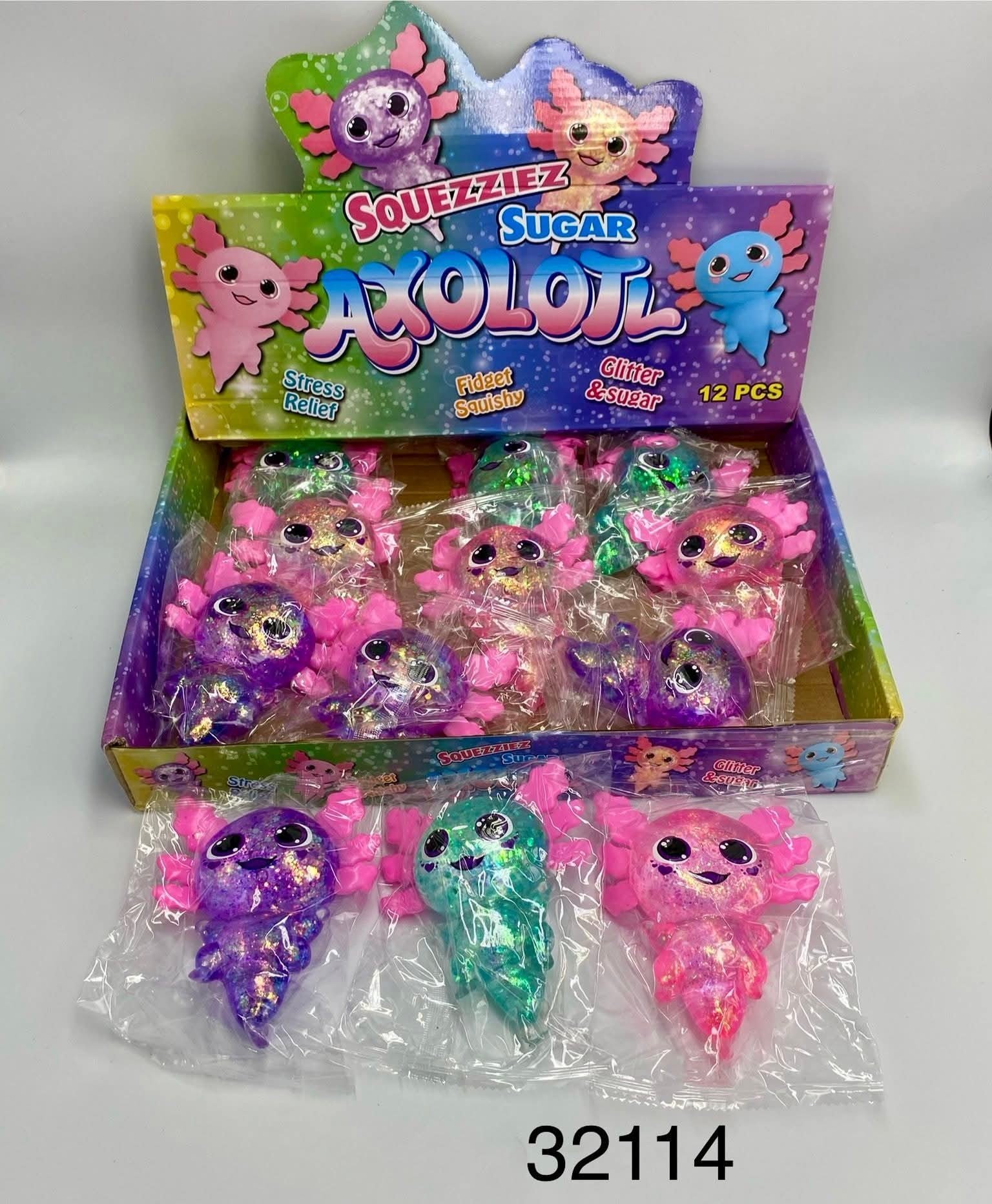 Zabawki Squeeze Sugar Axolojl