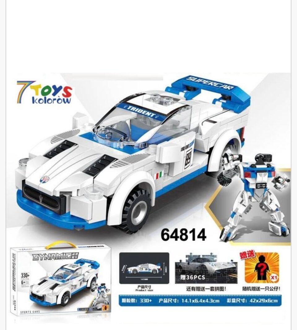 Klocki Robot Auto 2in1