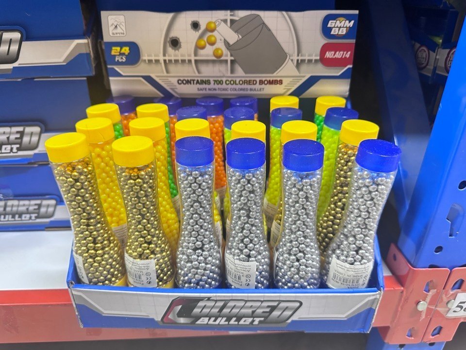 Kulki Pistolety Karabin Colored