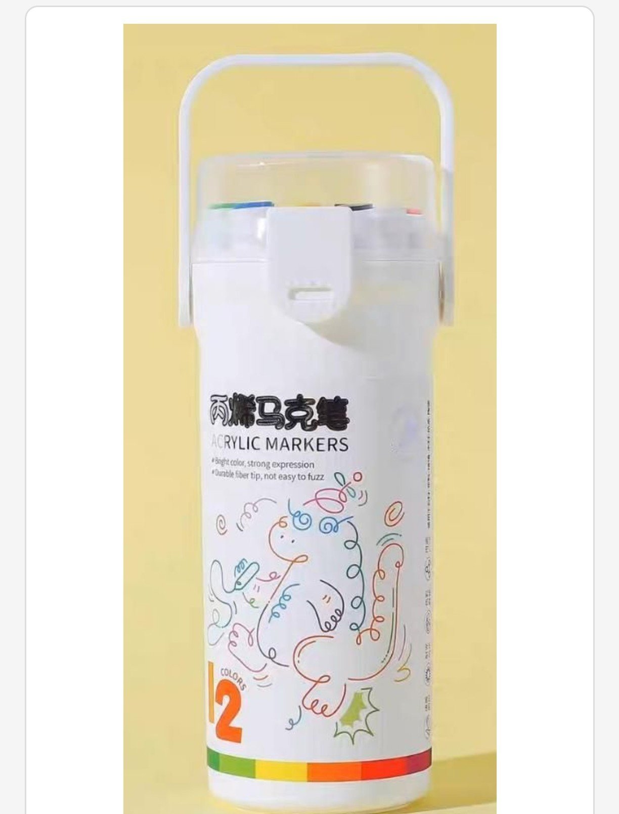 Akrylic Markers 12 Kolor