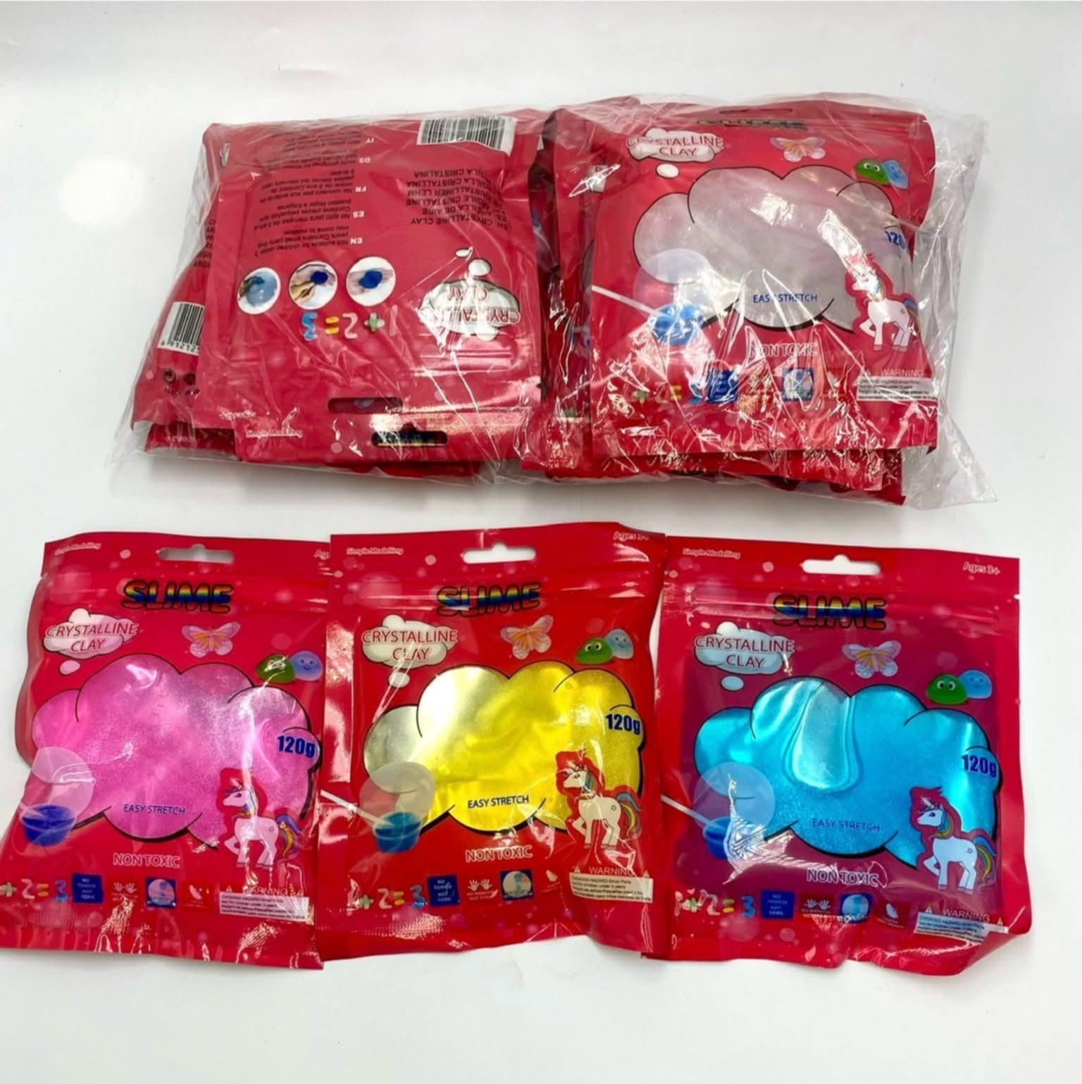 Zabawki Slime Crystaline Clay