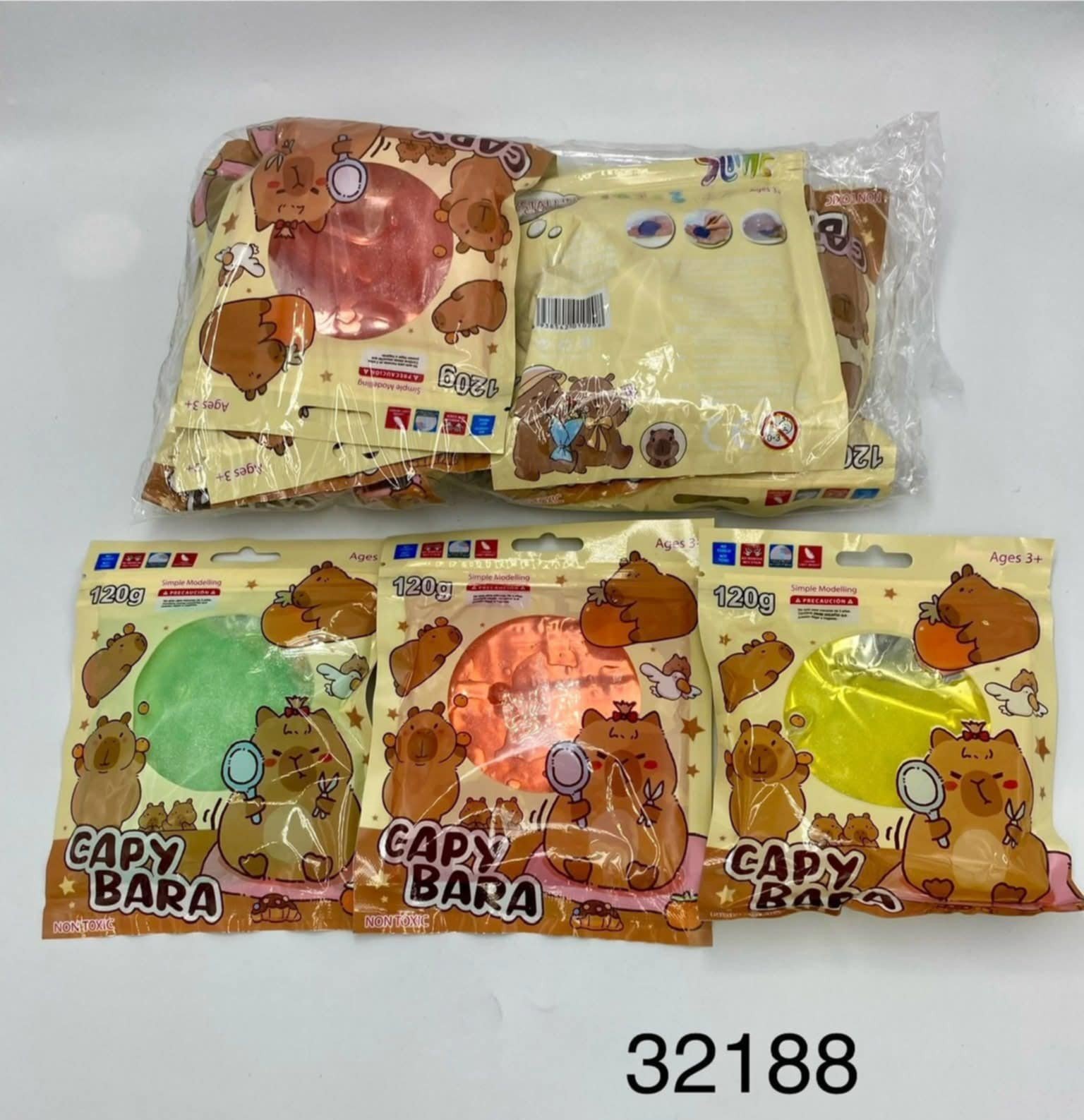 Zabawki Slime Capibara