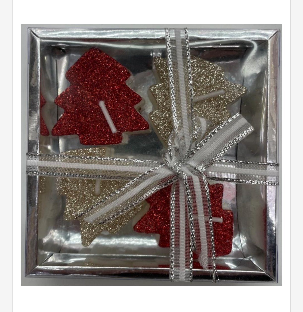 Zestaw Świeca Dekoracja Świąteczny