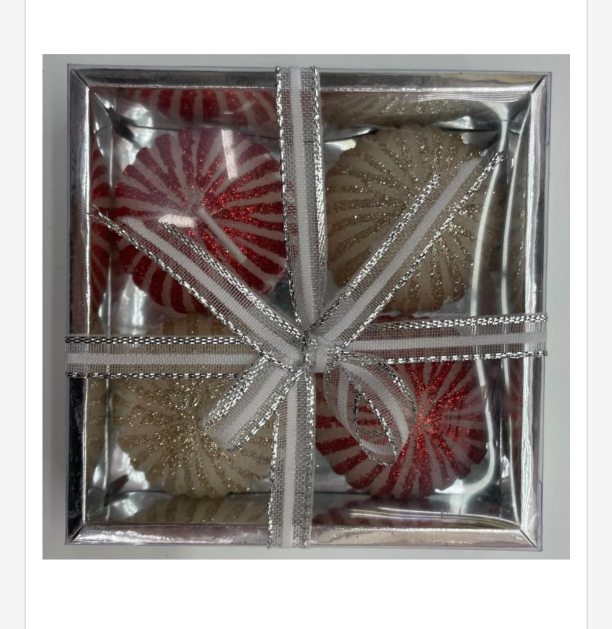 Zestaw Świeca Dekoracja Świąteczny