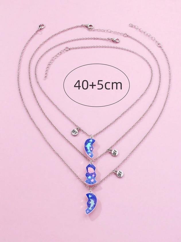 Naszyjnik 3 Częściowy BFF