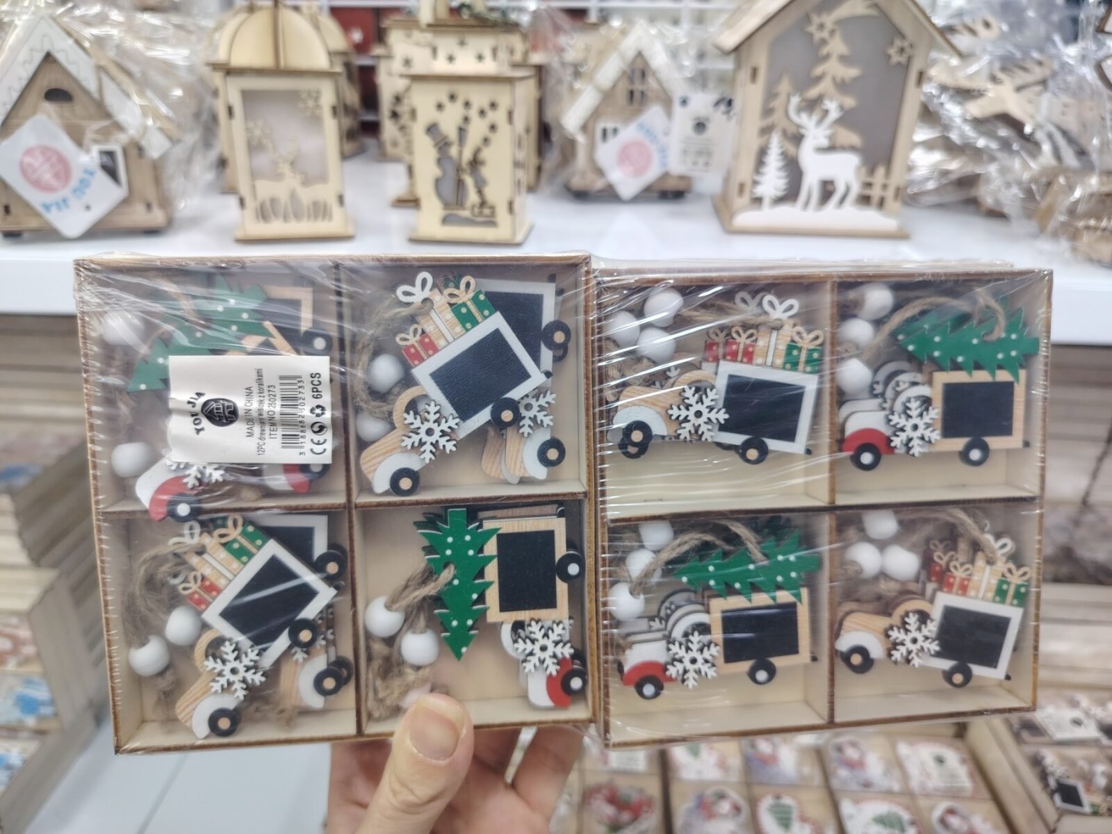 Zestaw Dekoracja Świąteczny 12PCS