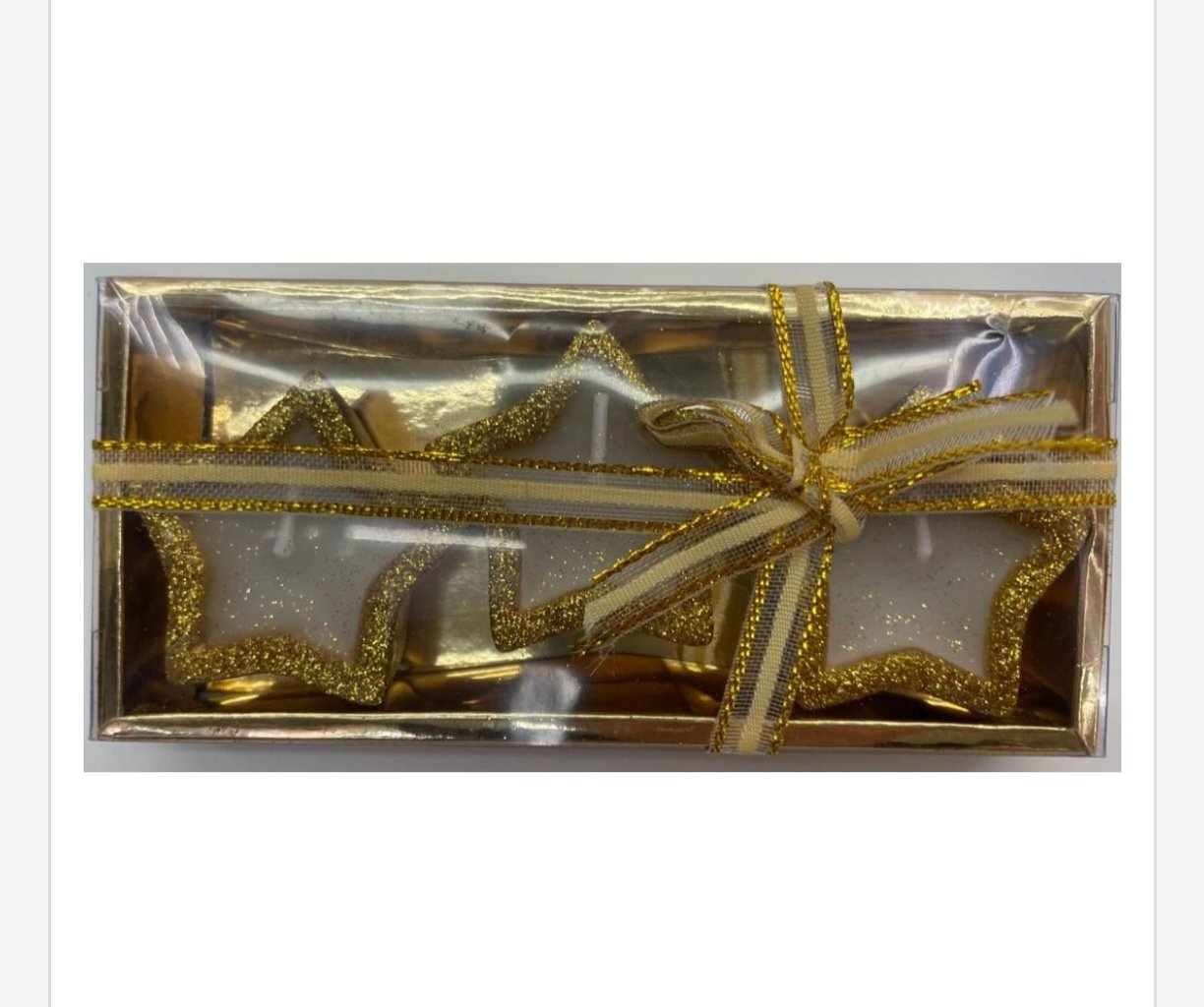 Zestaw Świeca Dekoracja Świąteczny