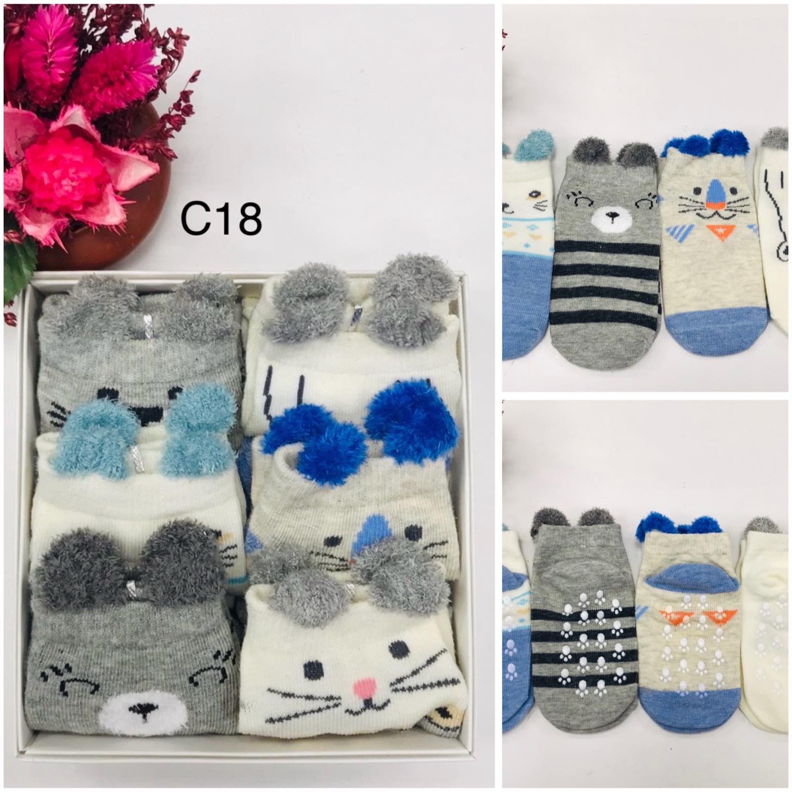 Skarpetki dla Dzieci Pudełka (0-6, 6-12)