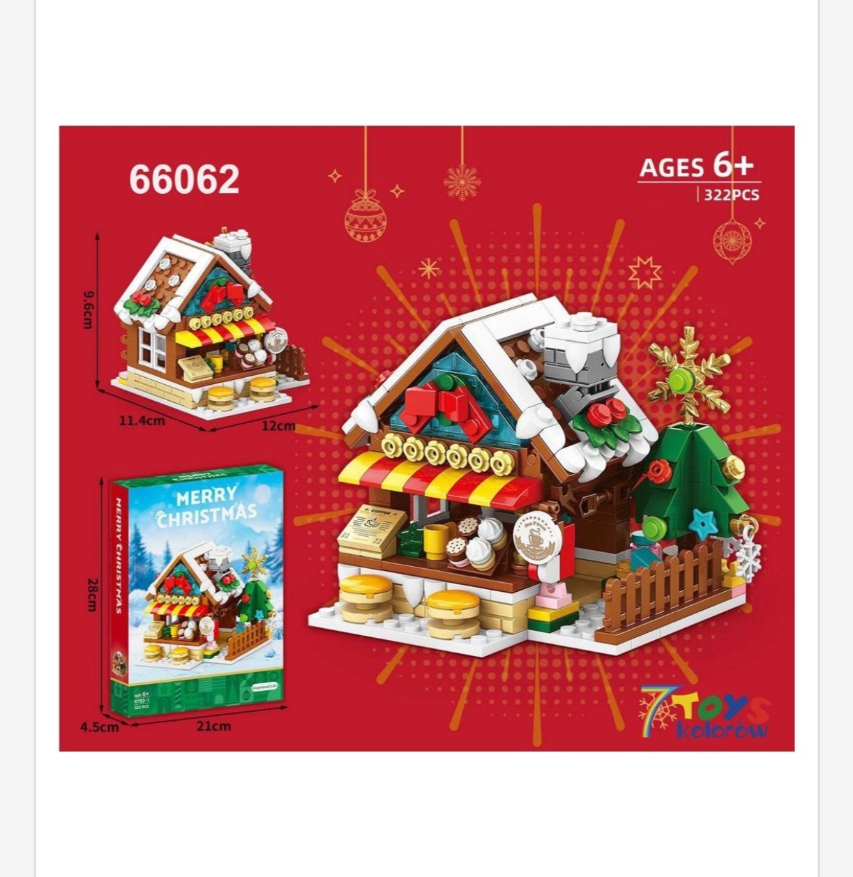 Klocki Merry Christmas 322PCS