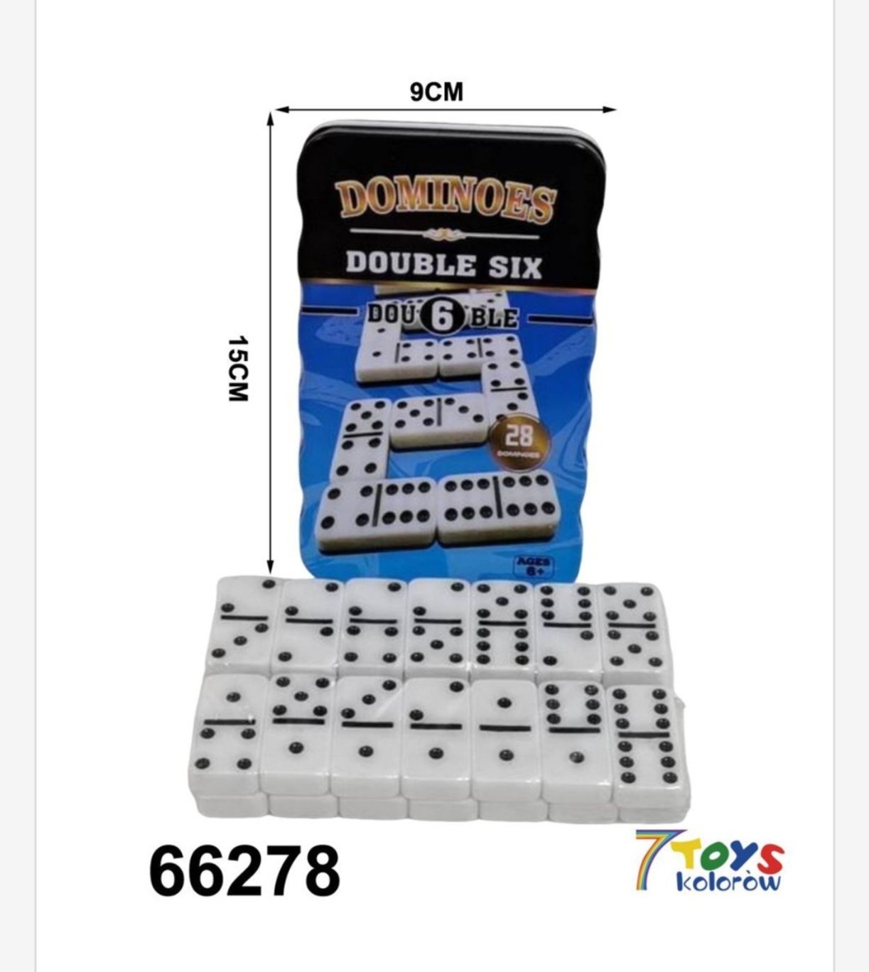Gra Planszowa Dominoes Double Six