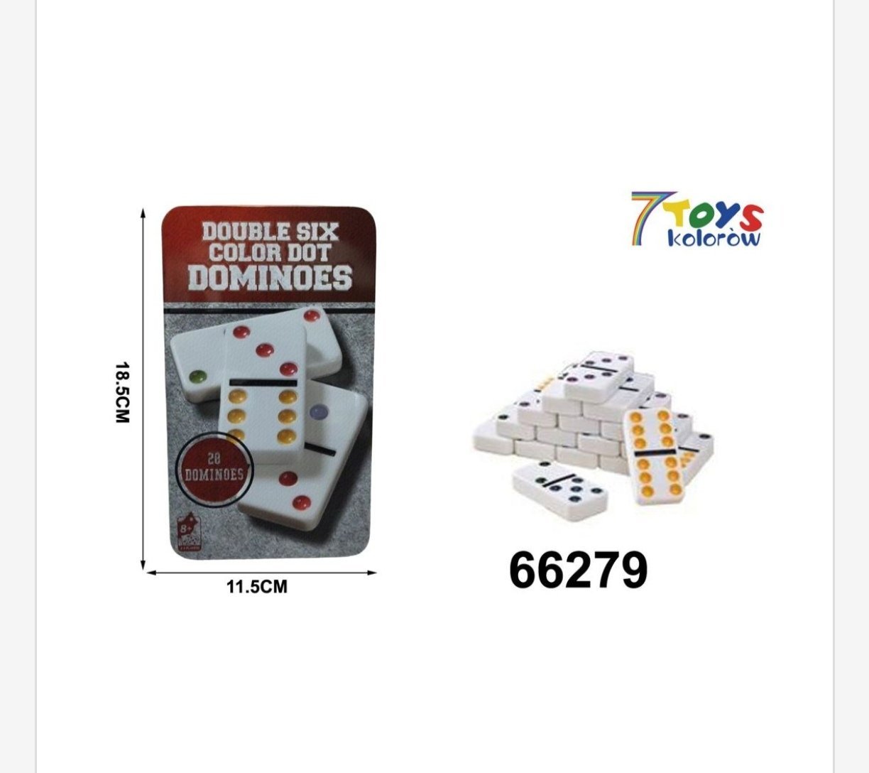 Gra Planszowa Dominoes Double Six