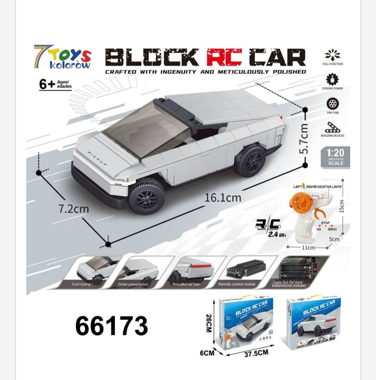 Klocki Samochod Block AC Car 242PCS