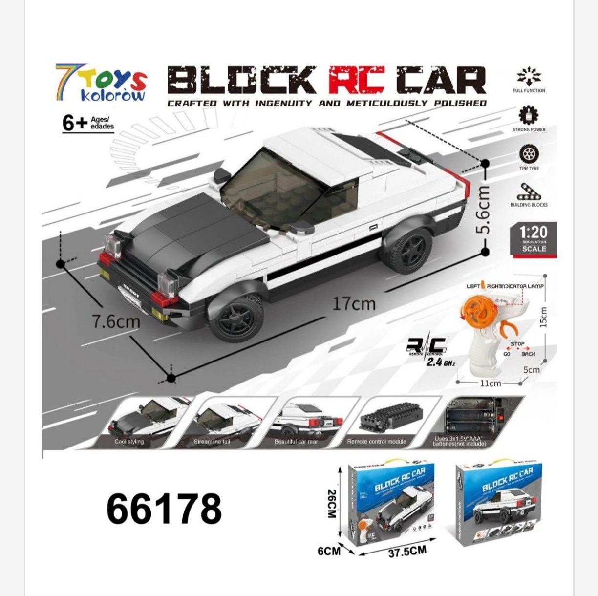 Klocki Samochod Block AC Car