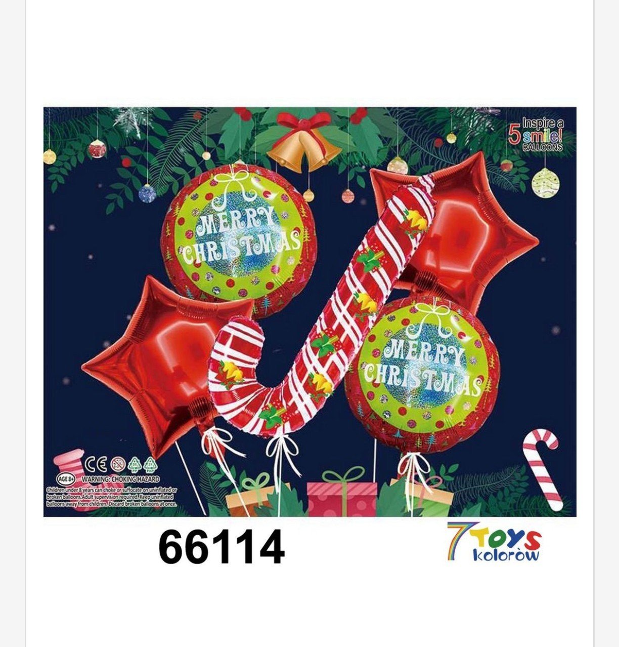 Balon Dekoracja Świąteczny