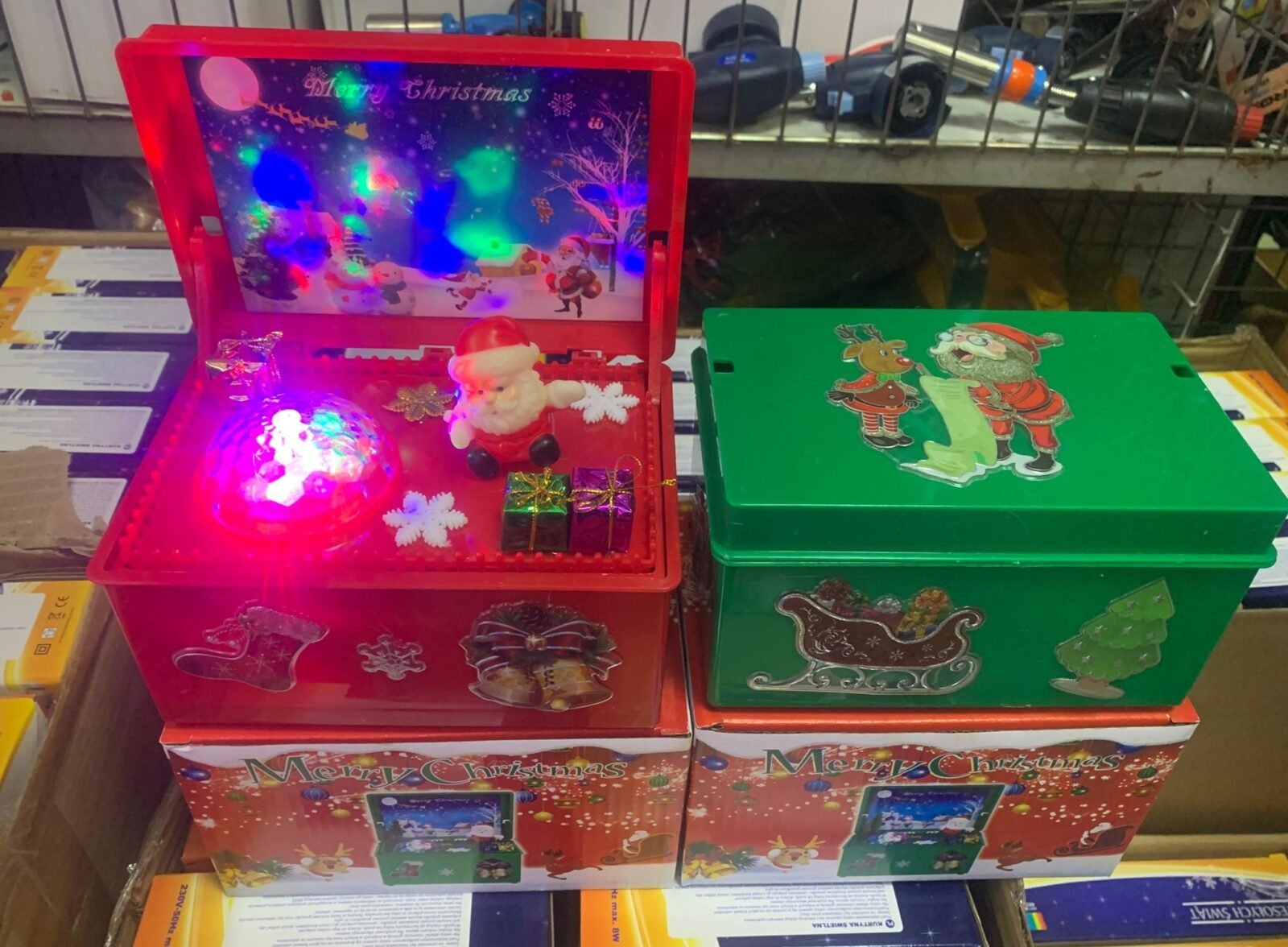 Pudełko Prezent Mikołaj